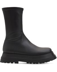 burberry black hurr boots