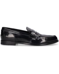 MSGM - Leather Loafers - Lyst