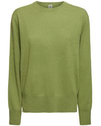Totême - Crewneck Cashmere Knit Sweater - Lyst