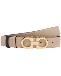 Ferragamo - 2.5Cm Reversible Leather Belt - Lyst