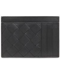 Bottega Veneta - Intreccio Leather Card Holder - Lyst