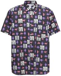 Comme des Garçons - Camicia andy warhol in cotone stampato - Lyst