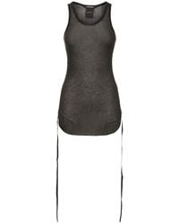 Ann Demeulemeester - Mara Ribbed Cotton Tank Top - Lyst