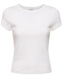 Flore Flore - Car Baby Tee Organic Cotton Rib T-shirt - Lyst