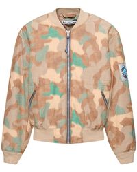 Acne Studios - Oleary Camouflage Cotton Bomber Jacket - Lyst