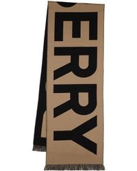 Burberry - Mujer Bufanda De Punto De Lana Jacquard Unique - Lyst