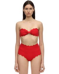 Marysia Swim Antibes Bandeau Bikini Top - Rot