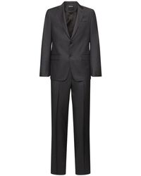 ZEGNA - Tailored Wool & Mohair Suit - Lyst