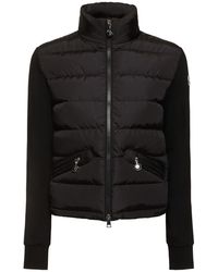 Moncler - Gefütterter Cardigan Mit Reißverschluss - Lyst