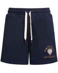 Casablancabrand - Trainingsshorts Aus Baumwolle "for The Peace" - Lyst