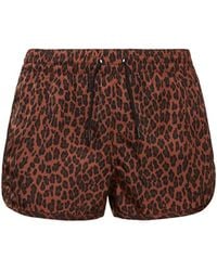 CDLP - Leopard Print Nylon Swim Shorts - Lyst