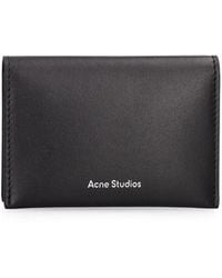 Acne Studios - Flap Leather Card Holder - Lyst