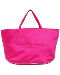 Alexander Wang Tote Aus Satin "halo" - Pink