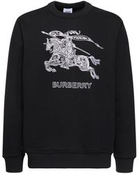 Burberry - Sweatshirt Mit Logo "darby" - Lyst