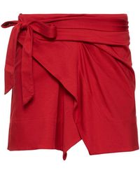 Isabel Marant - Berenice Cotton Mini Skirt - Lyst