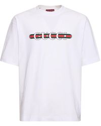Gucci - Cotton Jersey T-shirt With Print - Lyst
