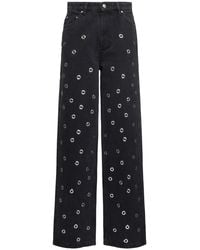 ROTATE BIRGER CHRISTENSEN - Gerade Jeans Mit Hohem Bund - Lyst