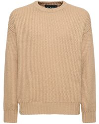 Alanui - Cashmere & Cotton Knit Sweater - Lyst