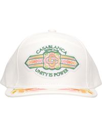 Casablancabrand - Unity Is Power Cotton Baseball Cap - Lyst