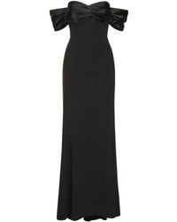 Zuhair Murad - Cady Off-The-Shoulder Long Dress - Lyst