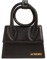 Jacquemus - Le Chiquito Noeud Leather Top Handle Bag - Lyst