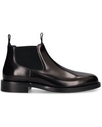 Burberry - Mf Tux Leather Low Chelsea Boots - Lyst