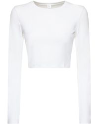 Alo Yoga - Alosoft Finesse Long Sleeve T-shirt - Lyst