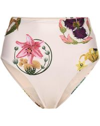 Agua Bendita - Magenta Marina Bikini Bottom - Lyst
