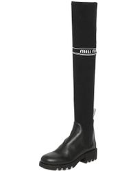 Miu miu over the knee boots Clearance