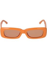 The Attico - Eckige Sonnenbrille Aus Acetat "mini Marfa" - Lyst