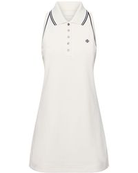 Tory Sport - Sleeveless Piquet Polo Mini Dress - Lyst