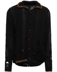 ANDERSSON BELL - Cardigan en maille de coton sauvage - Lyst