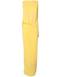 Jacquemus - La Robe Peplo Long Kleid - Lyst