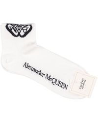 Alexander McQueen Calcetines de algodón - Neutro