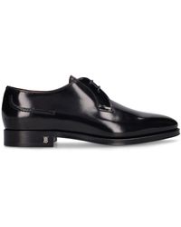 Burberry - Chaussures derby à lacets en cuir simon - Lyst