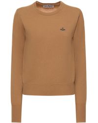 Vivienne Westwood - Bea Wool & Cashmere Logo Sweater - Lyst