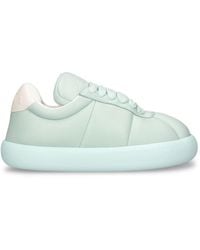 Marni - Puffy Soft Leather Low Top Sneakers - Lyst