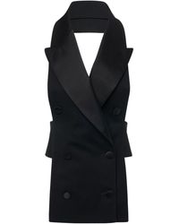 Dolce & Gabbana - Wool Blend Double Breast Vest - Lyst