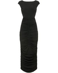 Magda Butrym - Langes Kleid Aus Jersey - Lyst