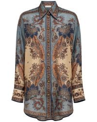 Zimmermann - Damen Seidenhemd Im Herrenstil „Ascension“ - Lyst