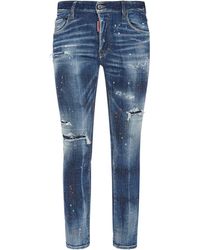 DSquared² - Super Twinky Fit Cotton Denim Jeans - Lyst
