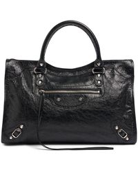 Balenciaga - Medium Le City Leather Shoulder Bag - Lyst