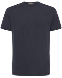 Loro Piana - Silk & Cotton Soft Jersey T-Shirt - Lyst