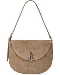 SAVETTE - The Small Tondo Suede Hobo Bag - Lyst