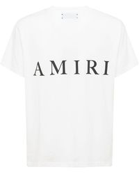 Amiri - T-shirt en jersey de coton "ma" - Lyst
