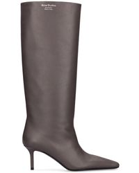 Acne Studios - 70Mm Leather Tall Boots - Lyst
