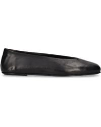 The Row - Eva Leather Flat Shoes - Lyst