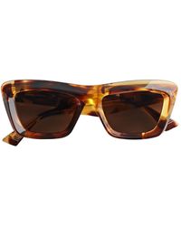 Bottega Veneta - Classic Cat Eye Sunglasses - Lyst