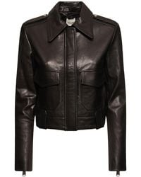 Khaite - Cordelia Leather Jacket - Lyst