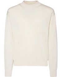 Bottega Veneta - Cotton Knit Sweater - Lyst